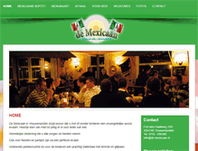 Tablet Screenshot of de-mexicaan.nl